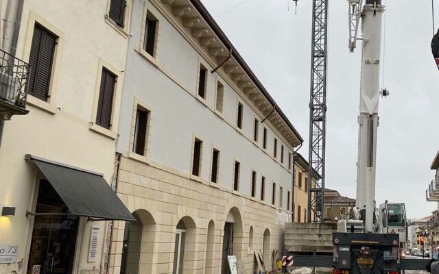 Demolizione e costruzione edificio residenziale a Villafranca - edificio realizzato